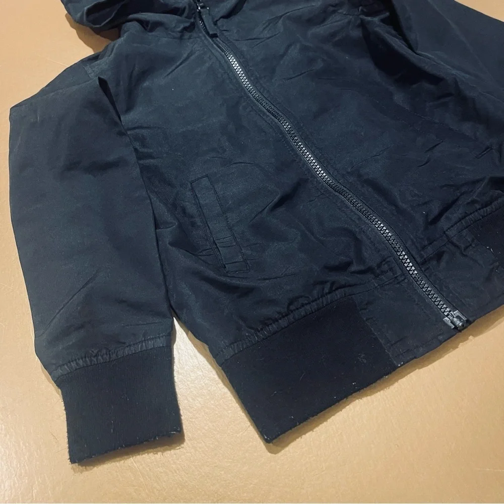 The Children’s Place Black Hoodie Jacket Size Small (5/6)